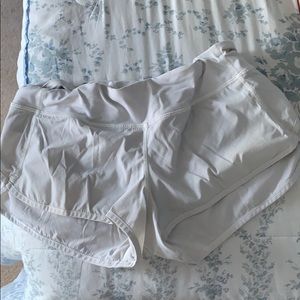 Lulu lemon white shorts